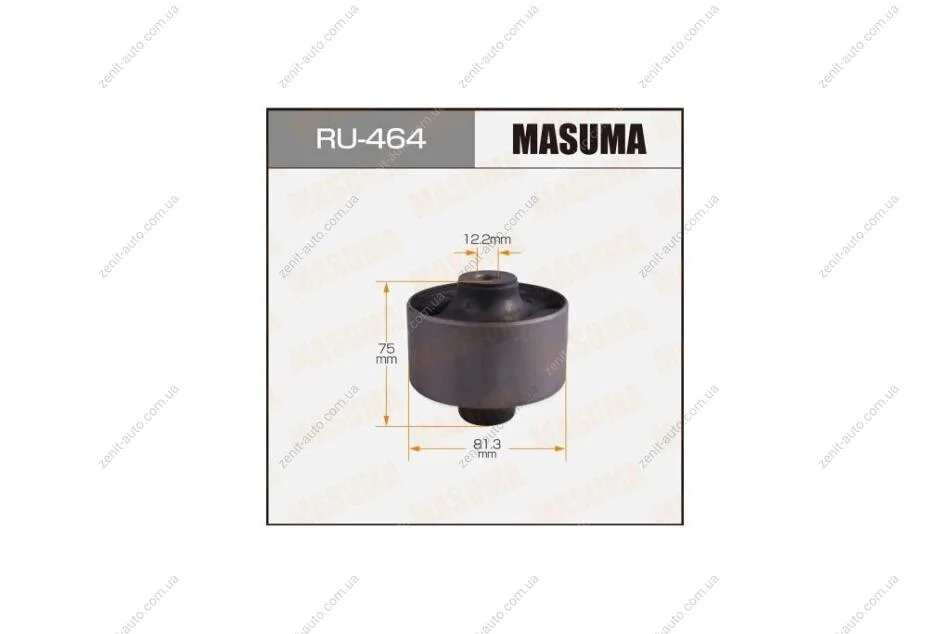 Сайлентблок заднего продольного рычага Mitsubishi Lancer (03-09), Outlander (03-06) (RU-464) MASUMA RU464 (фото 1)