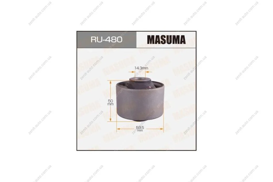 Сайлентблок заднього поздовжнього важеля Toyota RAV 4 (05-) (RU-480) MASUMA RU480 (фото 1)