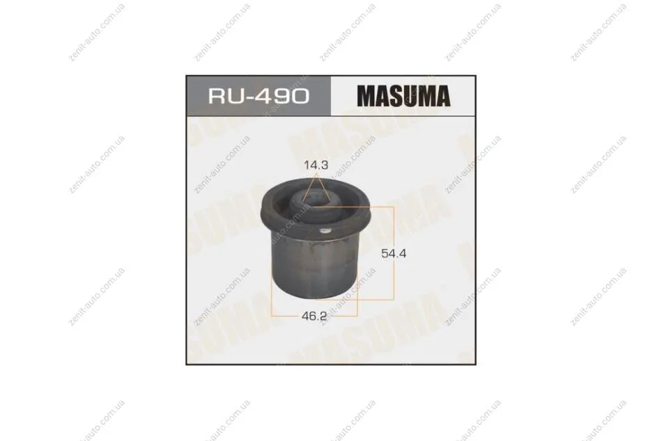 Сайлентблок переднего верхнего рычага Mitsubishi Pajero (04-) (RU-490) MASUMA RU490 (фото 1)