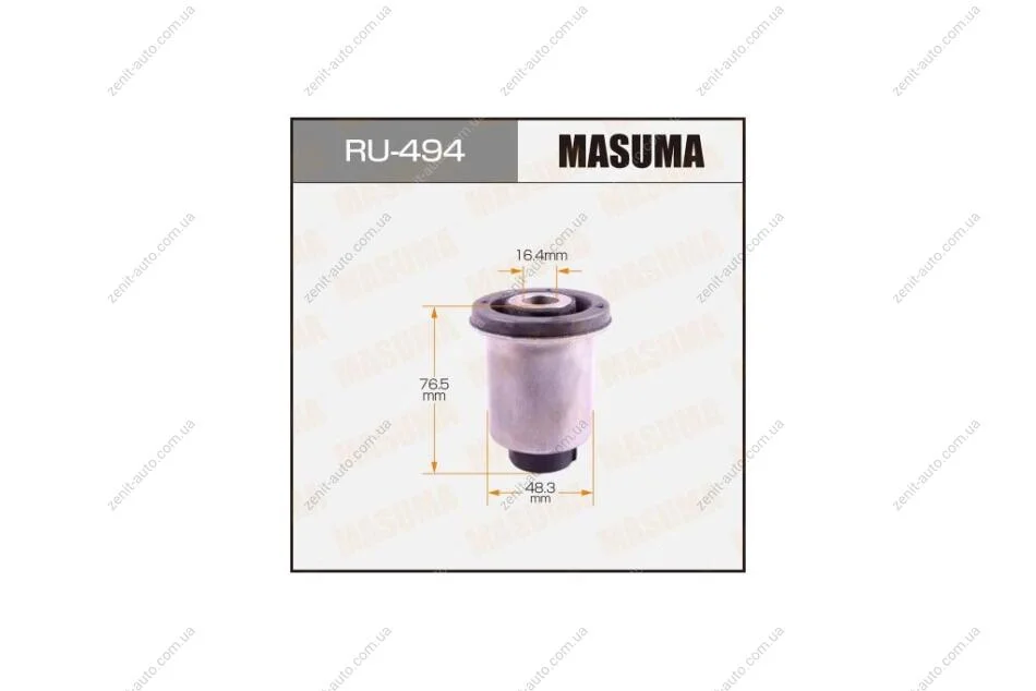 Сайлентблок переднего нижнего рычага Mitsubishi Pajero (00-) (RU-494) MASUMA RU494 (фото 1)
