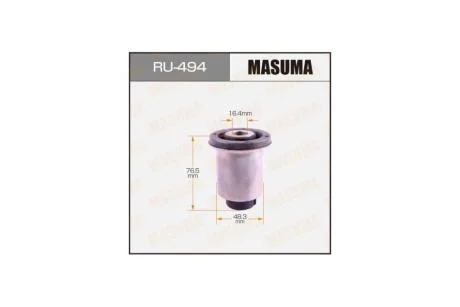 Сайлентблок переднього нижнього важеля Mitsubishi Pajero (00-) (RU-494) MASUMA RU494