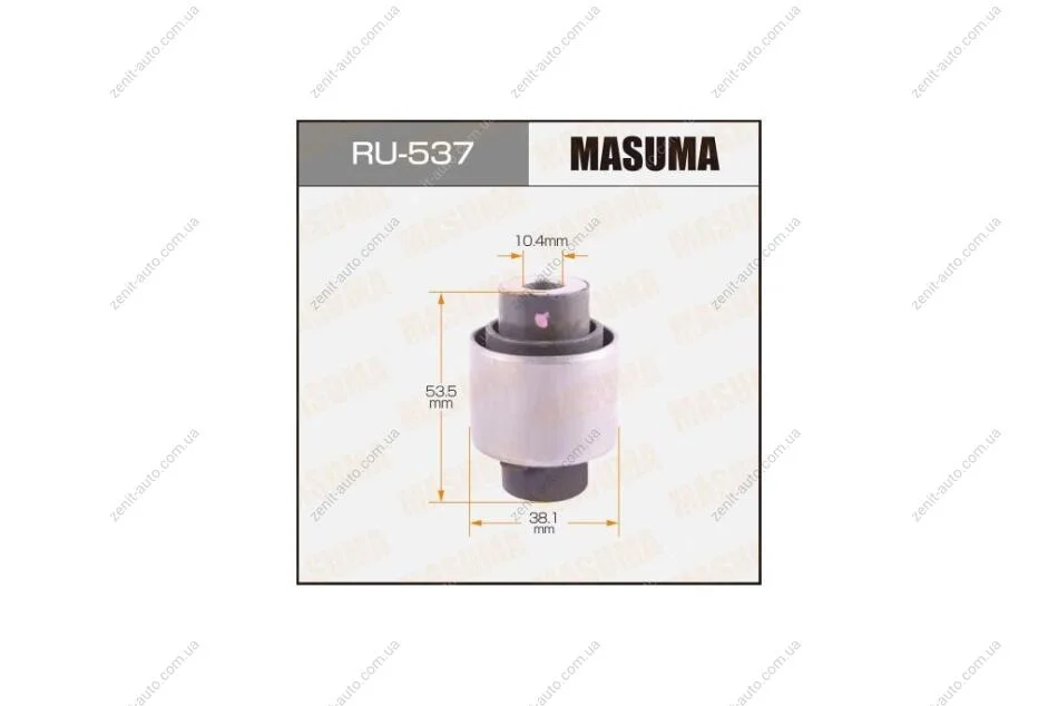 Сайлентблок переднего верхнего рычага Honda Accord (02-13) (RU-537) MASUMA RU537 (фото 1)