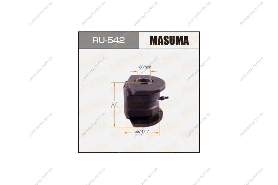 Сайлентблок переднего нижнего рычага задний Honda HR-V (02-06) (RU-542) MASUMA RU542 (фото 1)
