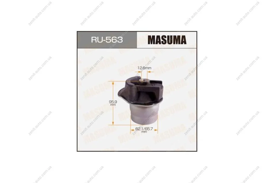 Сайлентблок задньої балки Toyota Corolla (01-07), Prius (03-11) (RU-563) MASUMA RU563 (фото 1)