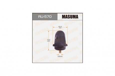 Відбійник задньої підвіски Toyota RAV 4 (05-) (RU-570) MASUMA RU570
