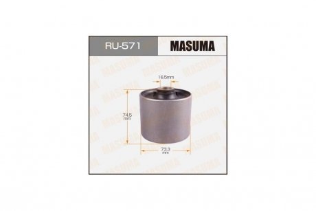 Сайлентблок заднього поздовжнього важеля Mitsubishi Pajero (04-) (RU-571) MASUMA RU571