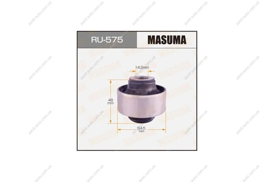 Сайлентблок заднього диференціалу Mitsubishi ASX (10-), Outlander (05-) (RU-575) MASUMA RU575 (фото 1)