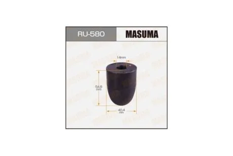 Відбійник заднього поперечного важеля Mazda 3 (04-), 5 (05-15) (RU-580) MASUMA RU580