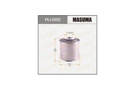 Сайлентблок переднього нижнього важеля зовнішній Mazda 6 (02-08) (RU-582) MASUMA RU582