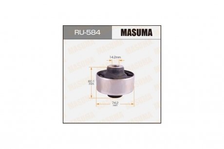 Сайлентблок переднього нижнього важеля передній Honda Accord (02-13) (RU-584) MASUMA RU584