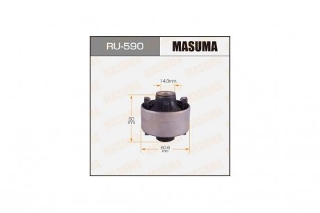 Сайлентблок переднього нижнього важеля задній Toyota RAV 4 (00-05) (RU-590) MASUMA RU590 (фото 1)