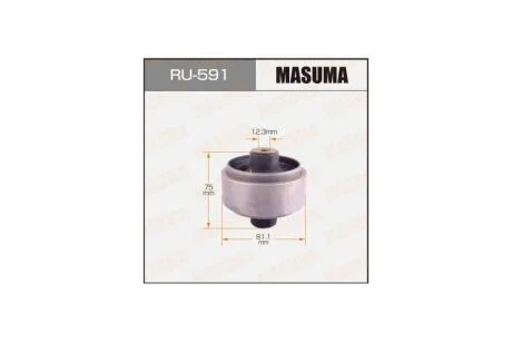 Сайлентблок (RU-591) MASUMA RU591