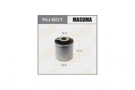 Сайлентблок задньої цапфи Mazda 6 (07-12) (RU-601) MASUMA RU601