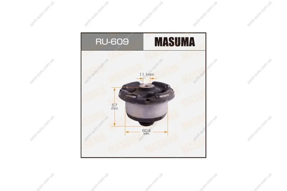 Сайлентблок заднего дифференциала Honda CR-V (01-16) (RU-609) MASUMA RU609 (фото 1)