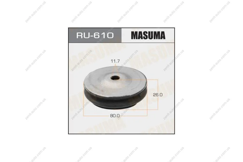 Подушка заднього диференціалу Honda CR-V (01-16) (RU-610) MASUMA RU610 (фото 1)