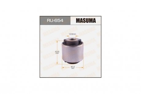 Сайлентблок (RU-654) MASUMA RU654 (фото 1)