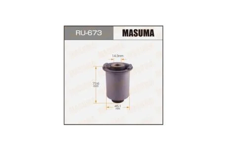 Сайлентблок заднього верхнього важеля Nissan Pathfinder (05-) (RU-673) MASUMA RU673