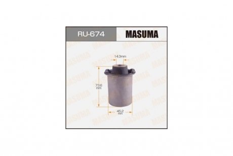 Сайлентблок заднего верхнего рычага Nissan Pathfinder (05-) MASUMA RU674