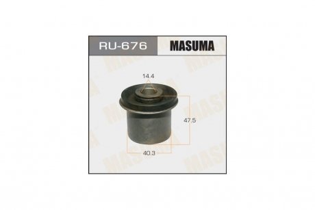 Сайлентблок переднього верхнього важеля Mitsubishi L200 (09-) (RU-676) MASUMA RU676 (фото 1)