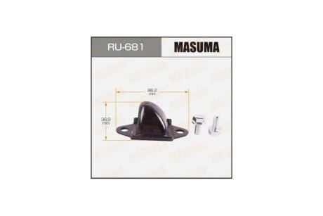 Відбійник передня верхня Mitsubishi PAJERO SPORT, L200 / KH8W, KB4T (RU681) MASUMA 'RU681