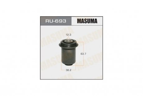 Сайлентблок переднього нижнього важеля передній Mazda CX9 (09-14) (RU-693) MASUMA RU693