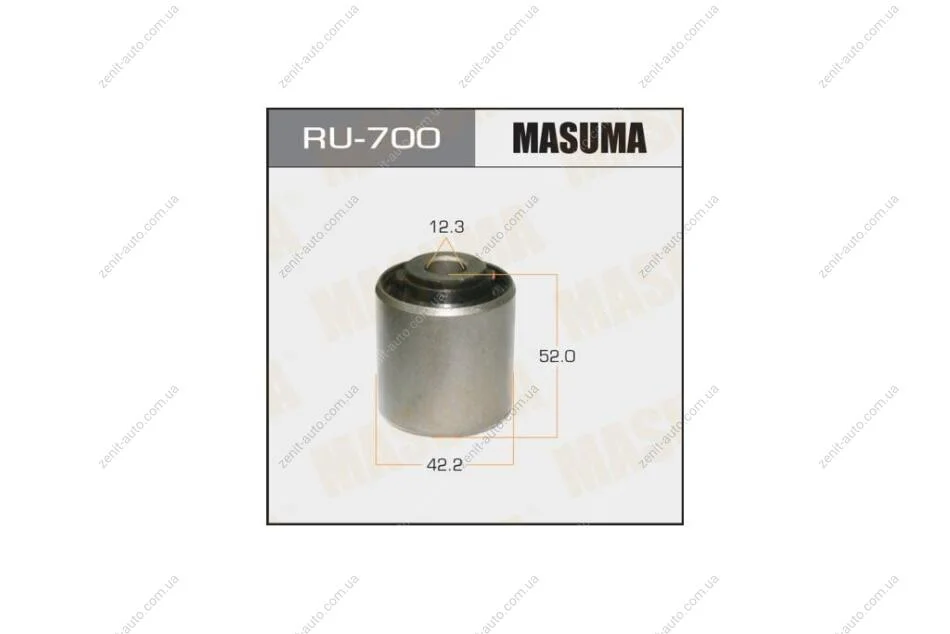 Сайлентблок переднего нижнего рычага Honda Accord (02-12), Crosstour (10-15) (RU-700) MASUMA RU700 (фото 1)