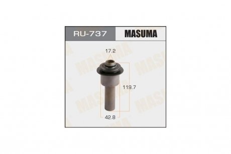 Сайлентблок переднего подрамника передний Nissan Juke (10-) (RU-737) MASUMA RU737 (фото 1)