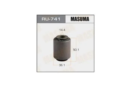 Сайлентблок заднього поперечного важеля Toyota Land Cruiser Prado (02-09) (RU-741) MASUMA RU741