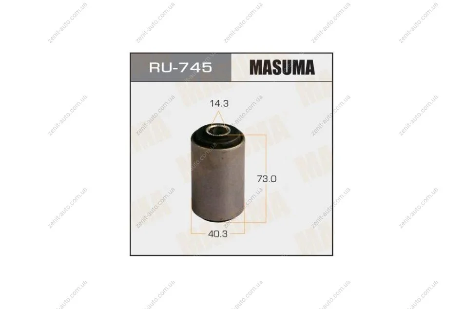 Сайлентблок задн Toyota HILUX / KUN15L, KUN26L (RU745) MASUMA 'RU745 (фото 1)