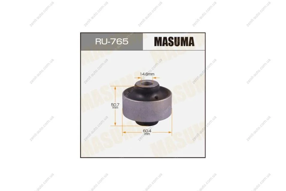 Сайлентблок переднього нижнього важеля задній Suzuki SX4 (06-16) (RU-765) MASUMA RU765 (фото 1)