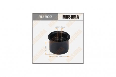 Сайлентблок передний нижнний VAG PASSAT 10- MASUMA RU802 (фото 1)