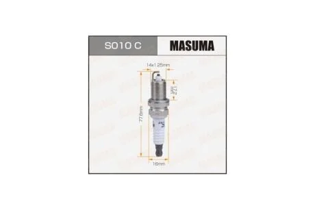Свіча запалювання MASUMA S010C