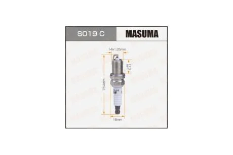 Свіча запалювання MASUMA S019C