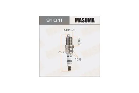 Свічка запалювання іридієва Masuma MASUMA S101I