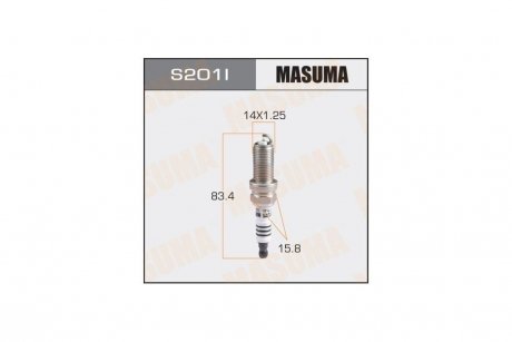 Свеча зажигания иридиевая MASUMA S201I