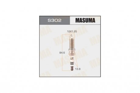 Свеча зажигания MASUMA S302P (фото 1)