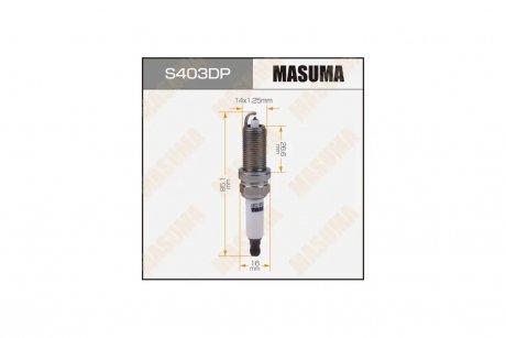 Свіча запалювання MASUMA S403DP