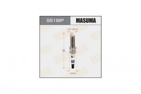 Свеча зажигания MASUMA S518IP (фото 1)