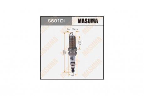 Свеча зажигания DOUBLE IRIDIUM (DILFR6D11) MASUMA S601DI