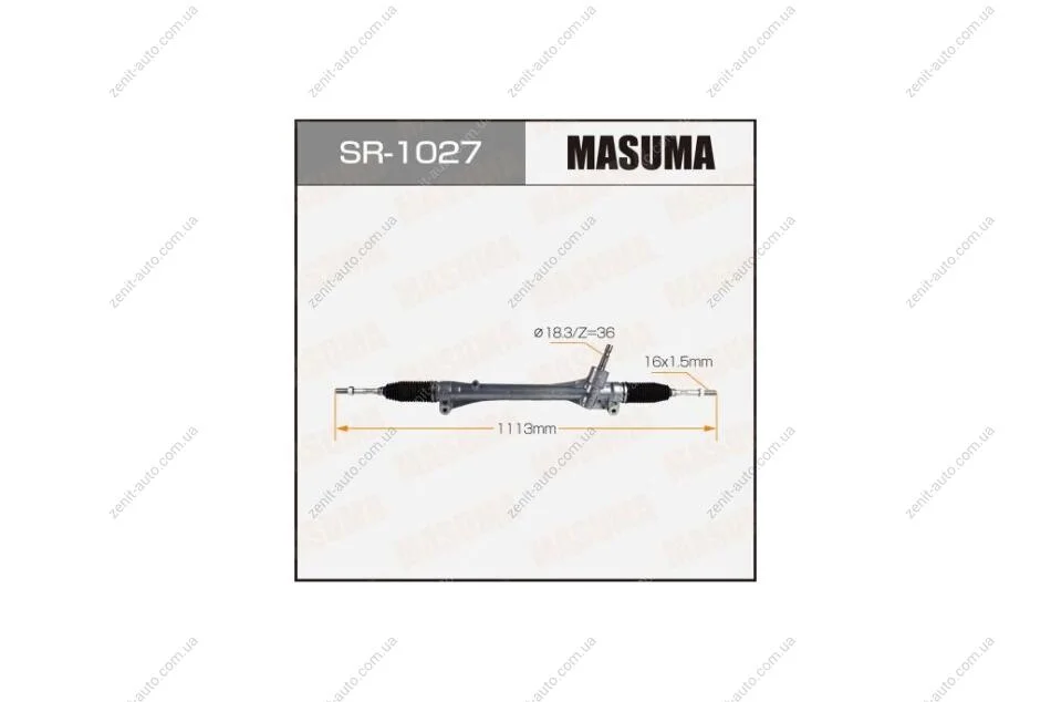 Рейка рулевая RX450H RX350 / GYL10L GGL15L (SR-1027) MASUMA SR1027 (фото 1)