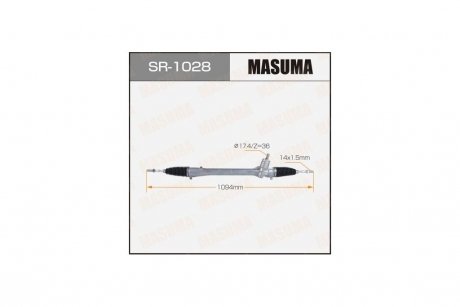 Рейка рулевая CT200H / ZWA10L MASUMA SR1028 (фото 1)