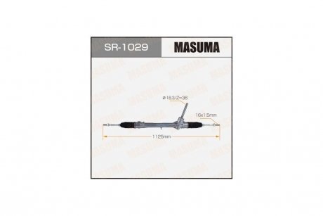 Рейка рульова C-HR/ZGX10L NGX50L (SR-1029) MASUMA SR1029 (фото 1)