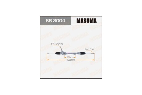 Рейка рульова MITSUBISHI ASX, OUTLANDER GA2WLHD MASUMA 'SR3004