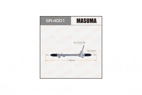 Рейка рульова MAZDA 3MAZDA 6 / BM#GJ# (SR-4001) MASUMA SR4001