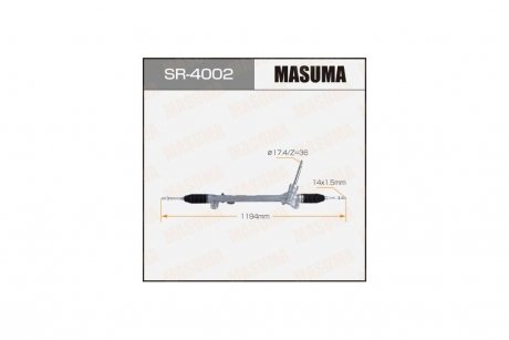 Рейка рульова CX-5/KF (SR-4002) MASUMA SR4002 (фото 1)