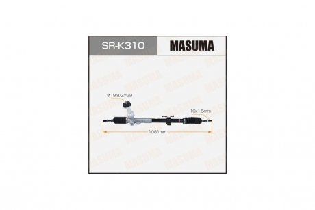 Рейка рулевая KIA SPORTAGE III, HYUNDAI IX35 13- MASUMA 'SRK310