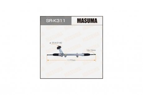Рейка рулевая KIA SPORTAGE IV, HYUNDAI TUCSON III 15- MASUMA 'SRK311
