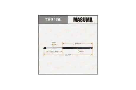 Амортизатор багажника L=560mm MASUMA T8315L