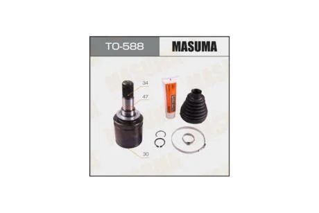 ШРКШ внутрішній передній Toyota Land Cruiser (07-21) (нар:34/вн:30) (TO-588) MASUMA TO588