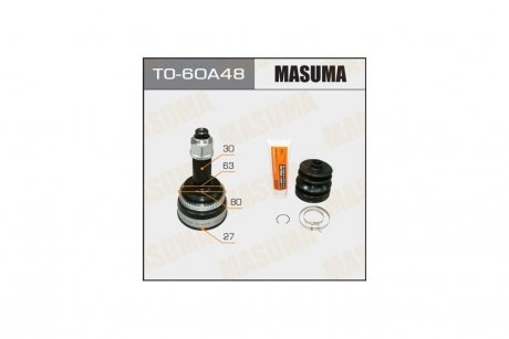 ШРКШ зовнішній Toyota Camry (11-17) (нар:30/вн:27) (TO-60A48) MASUMA TO60A48